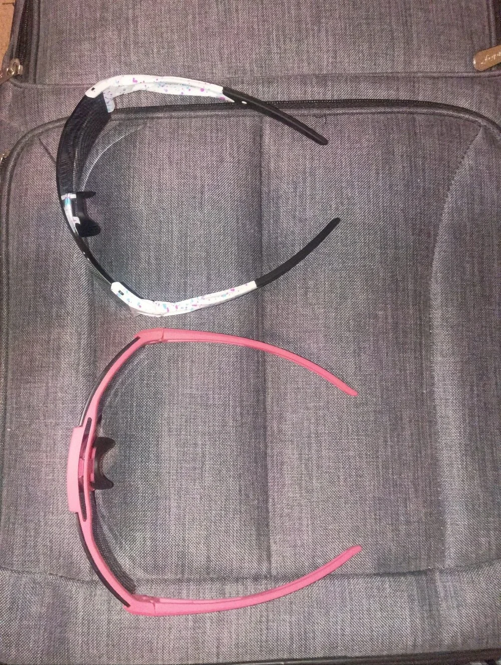 Kids Pink Shield Sunglasses with Mirror Lenses